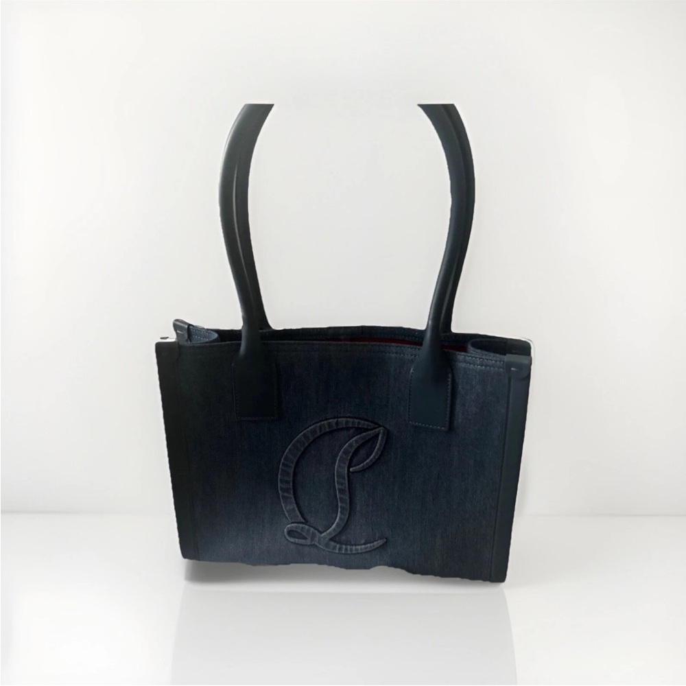Brand New Louboutin Denim Cabata By My Side Tote Large with Original Dust Bag - Picture 5 of 9